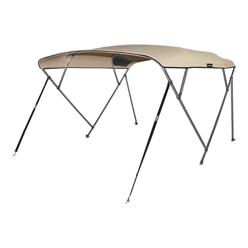 MSC ボートトップカバー 4ボウビミニ リアサポートポールとストレージブーツつき グレー バーガンディワイン ネイビー ベージュ パシフィックブルー ブラック フォレストグリーン 4 Bow 8'L x 54H x 79-84W