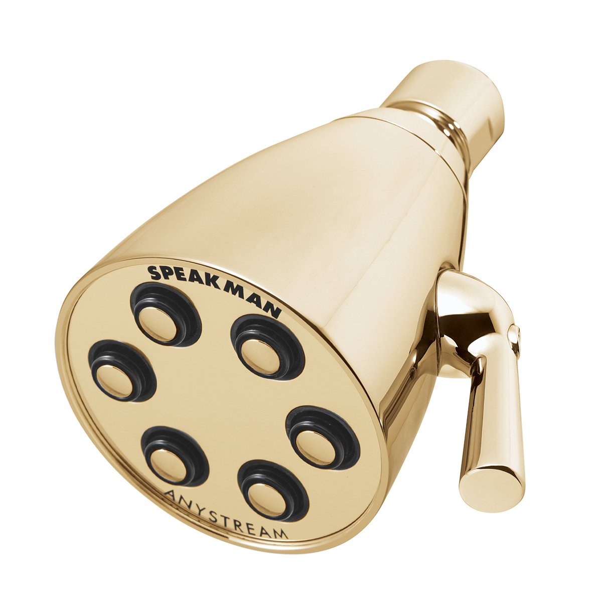 樂天商城 - Speakman 総真鍮素材 シャワーヘッド Signature Icon Anystream 高圧 水流調整可能 S-2252 2 GPM S-2252-PB-E2 1