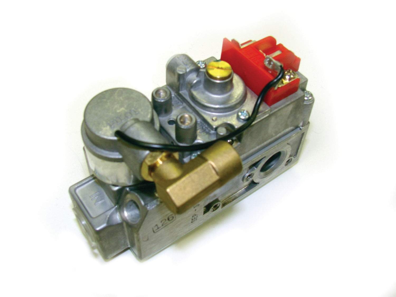 Hearth Products Controls Dexen 6003シリーズ電子点火バルブ(350-D)、3V、天然ガス。