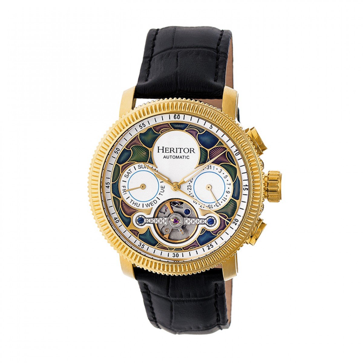 Heritor Automatic Hr3505 Aura Mens Watch