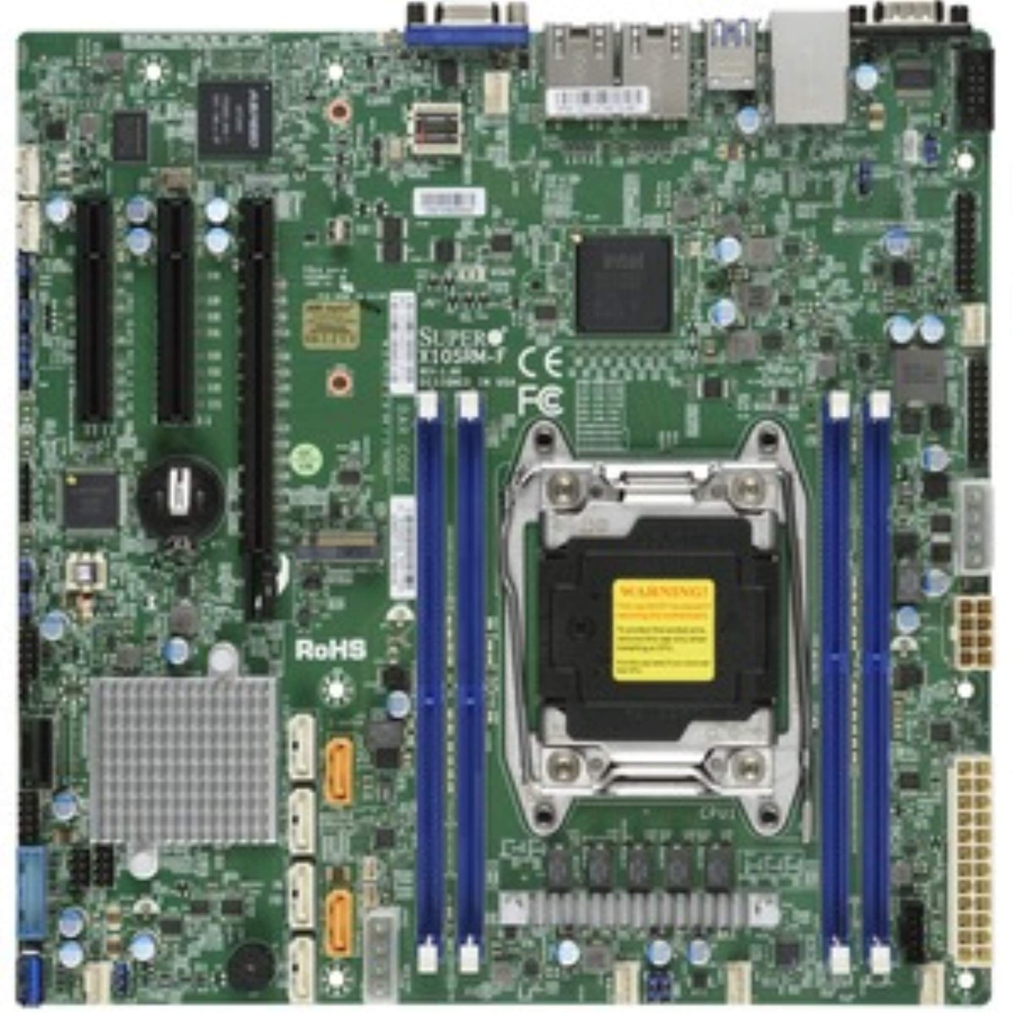 Supermicro マザーボード X10SRM-F-O LGA2011 Intel C612/DDR4/SATA3 & USB3.0/V & 2GbE/MicroATXサーバー用