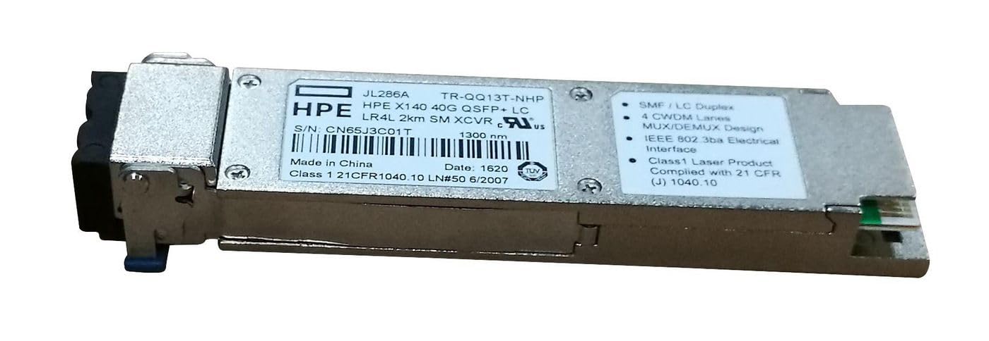 日本ヒューレットパッカード HPE X140 40G QSFP+ LC LR4L 2km SM Transceiver JL286A