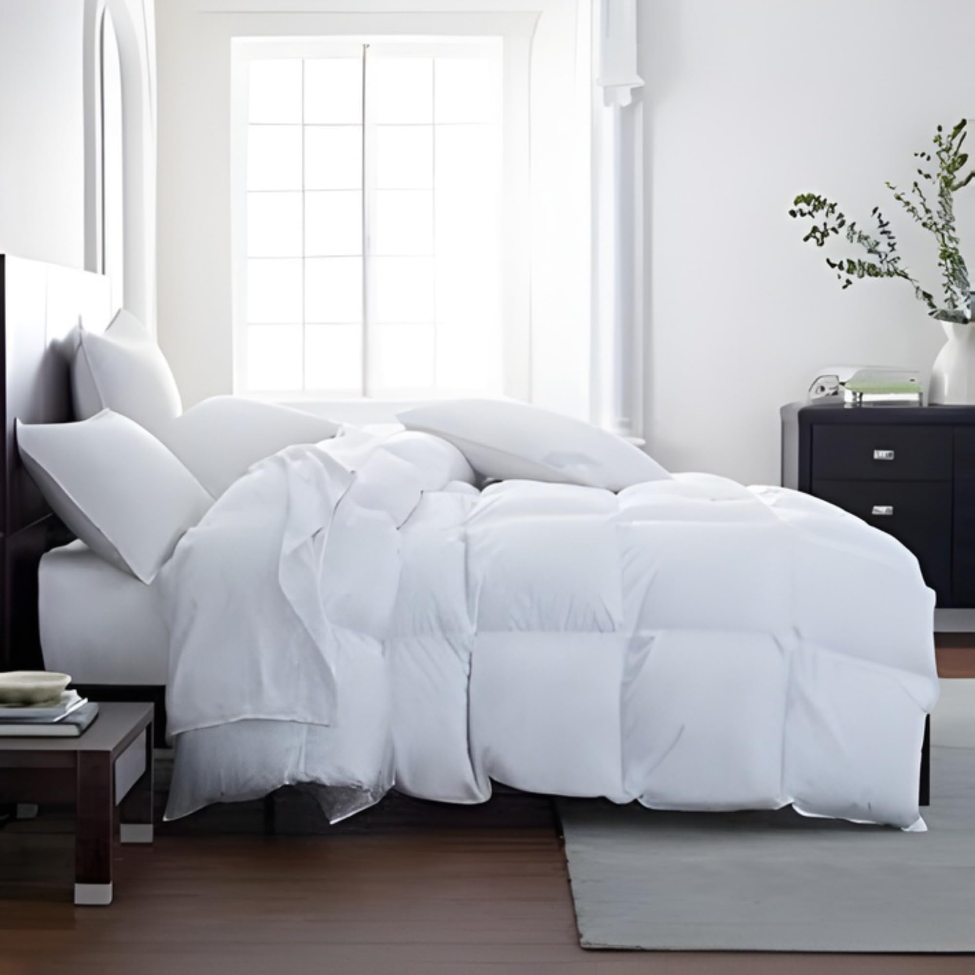 Lavish Comforts (ラビッシュ・コンフォーツ) 究極のオールシーズン掛け布団 ホテル高級人工羽毛掛け布団 タブ付き 洗濯可能 低刺激性 カリフォルニアキングサイズ