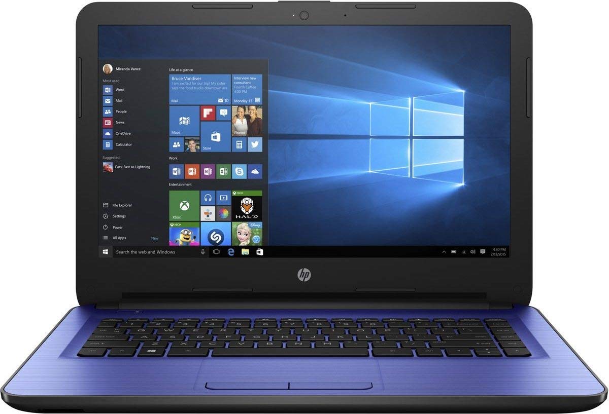2016 HP 14 HD High Performance Laptop PC with free 1-yr Office 365 - Intel Dual Core up to 2.48G..