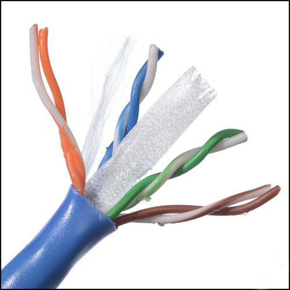 2412 006A1000 - Belden 4-Pair Enhanced Category 6 Non-Plenum Cable 1 000 ft. box Blue Jacket By Wire N Cable by Camlok