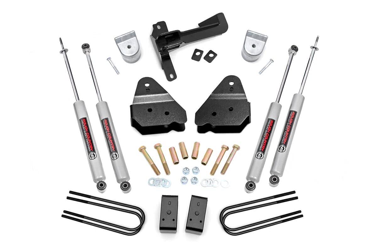 Rough Country 3インチ レベリングキット (適合) 2017-2019 Super Duty F250 (F-250) 4WD w N3 Shocks F-250 サスペンションシステム 50220