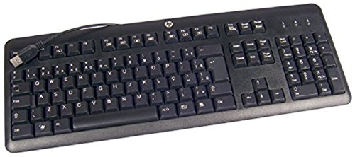 HP 672647-033キーボードブラックUSB QWERTY UK日本語