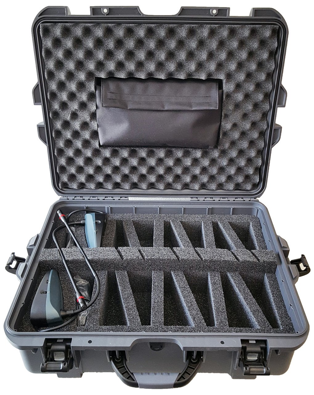 Enersound CAS-308 8ユニット キャリーケース CS-300 会議システム用 global-laboratory-10091346 global研究所 パッケージ画像