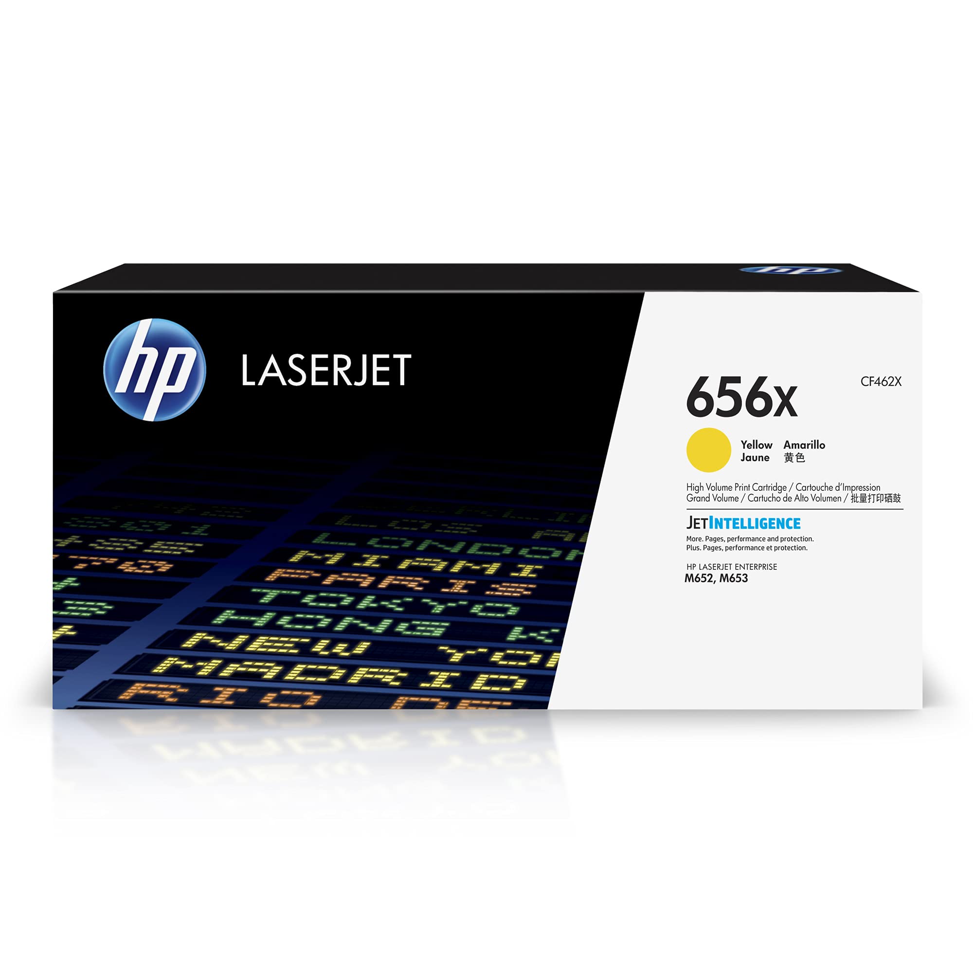 656X Yellow LaserJet Toner Cartridge