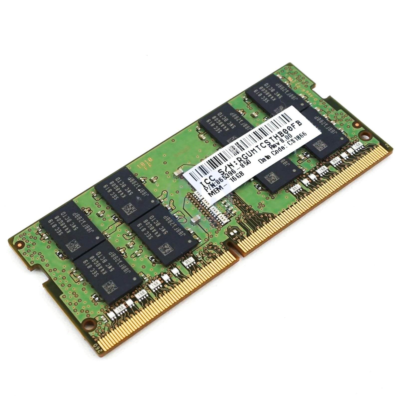 HP 16GB 2400MHz PC4-17000 1.2v DDR4 SODIMM 86539