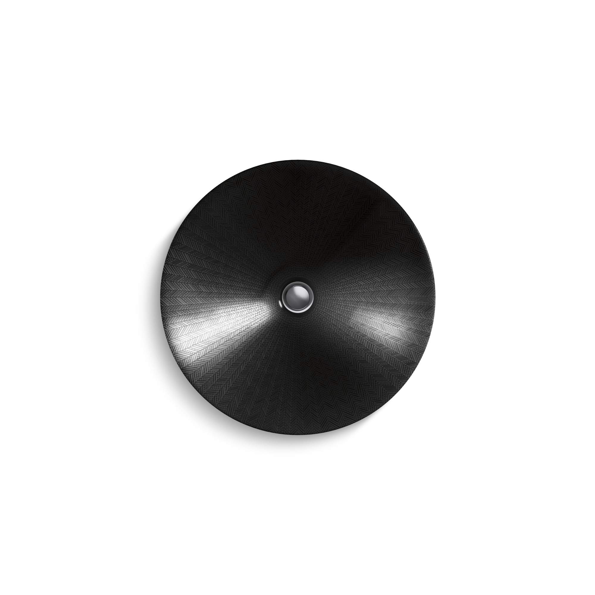 KOHLER 75748-HD2-7 ブラック サルトリアル ヘリンボーン キャリヨン ウェーディング プール ラウンド 洗面台 バスルームシンク