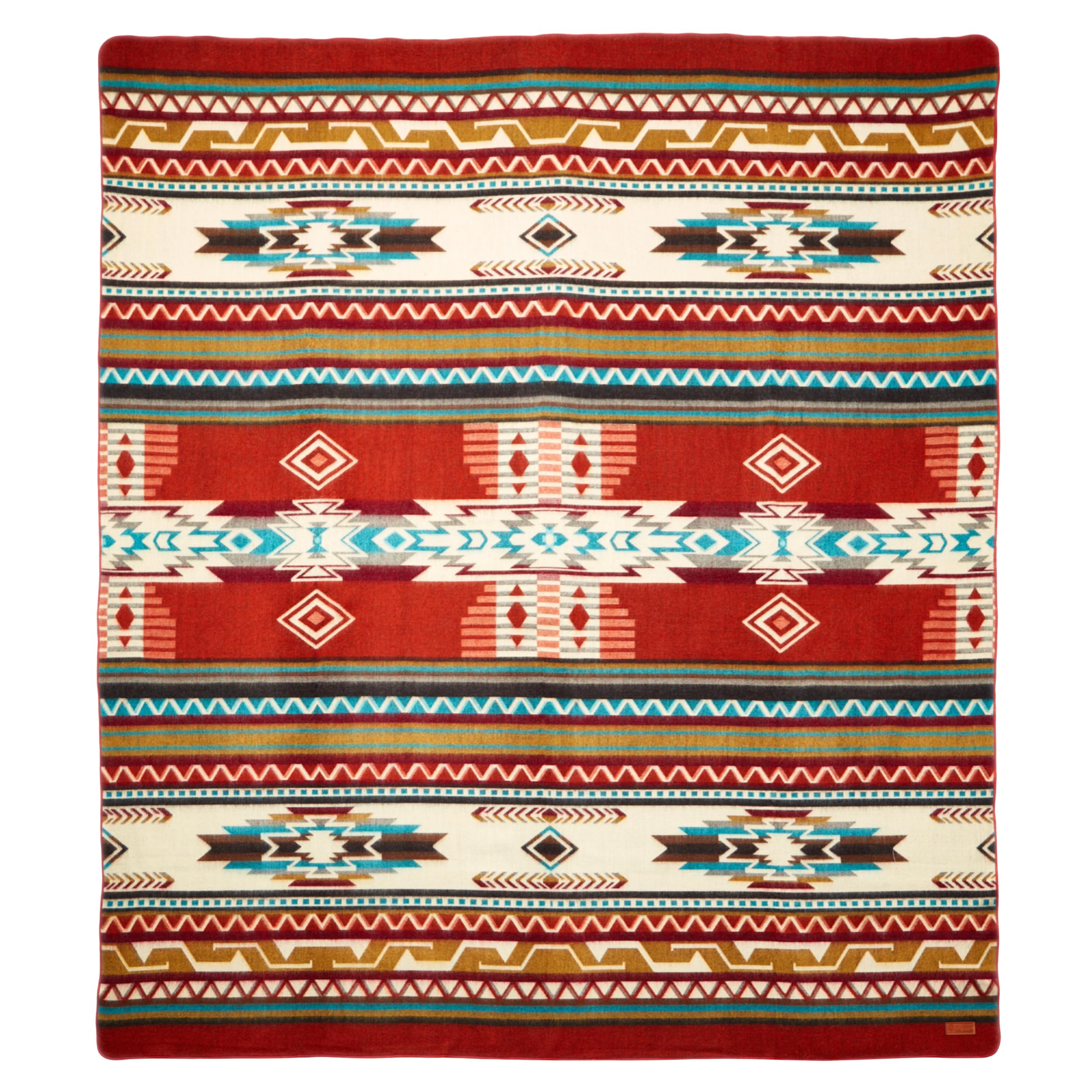 ecuadane Authentic Southwestern Antisana、鮮やかな色とトライバルパターンヨガThrow Blanket XL 93 x 82
