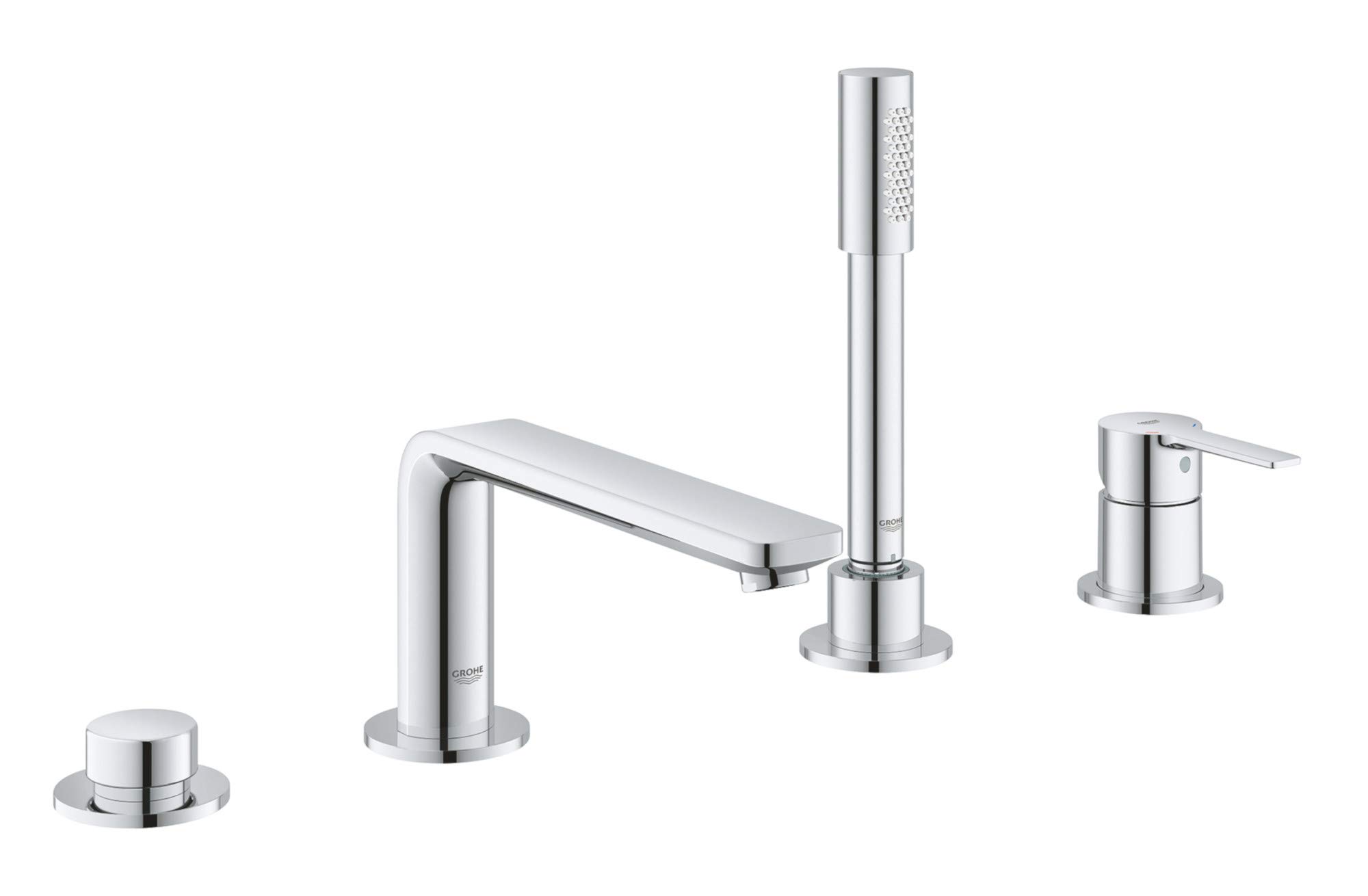 Grohe 19577001 Lineare 4穴浴槽蛇口 ハンドシャワー付き StarLight Chrome