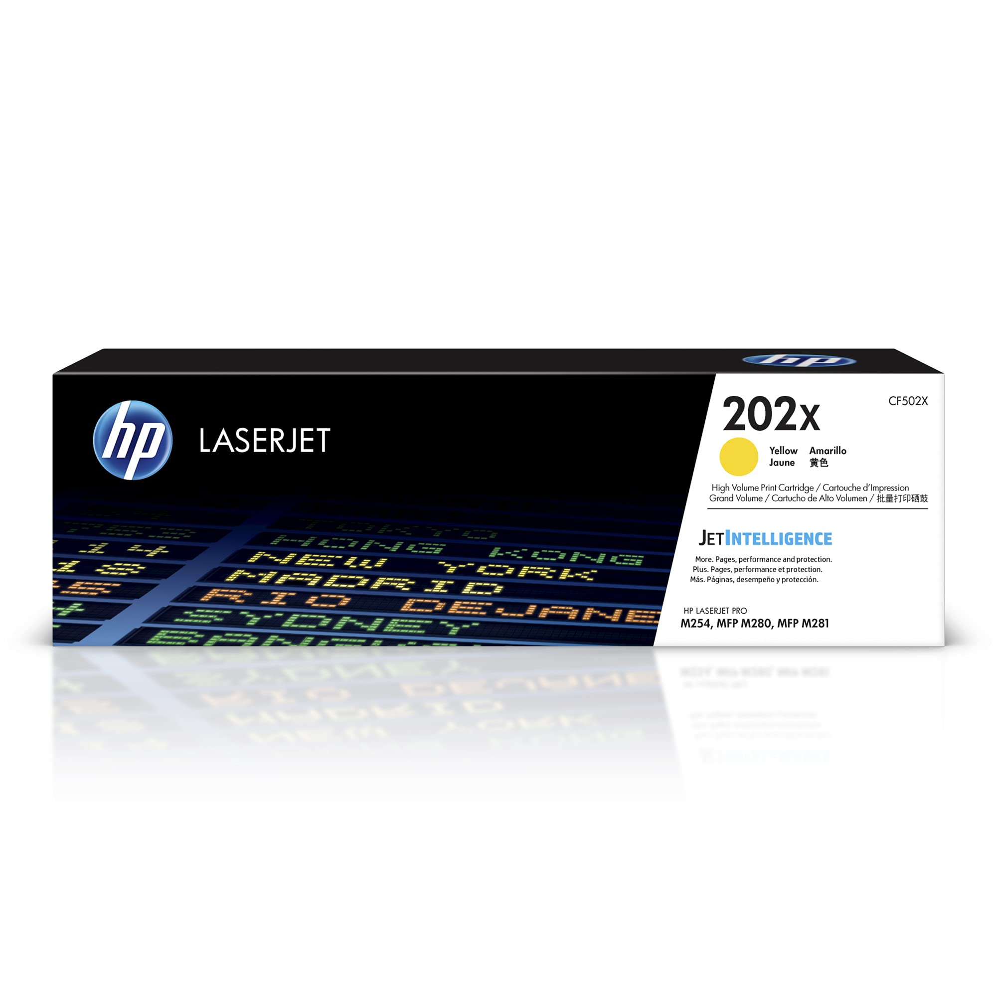HP 202X Yellow LaserJet Toner Cartridge