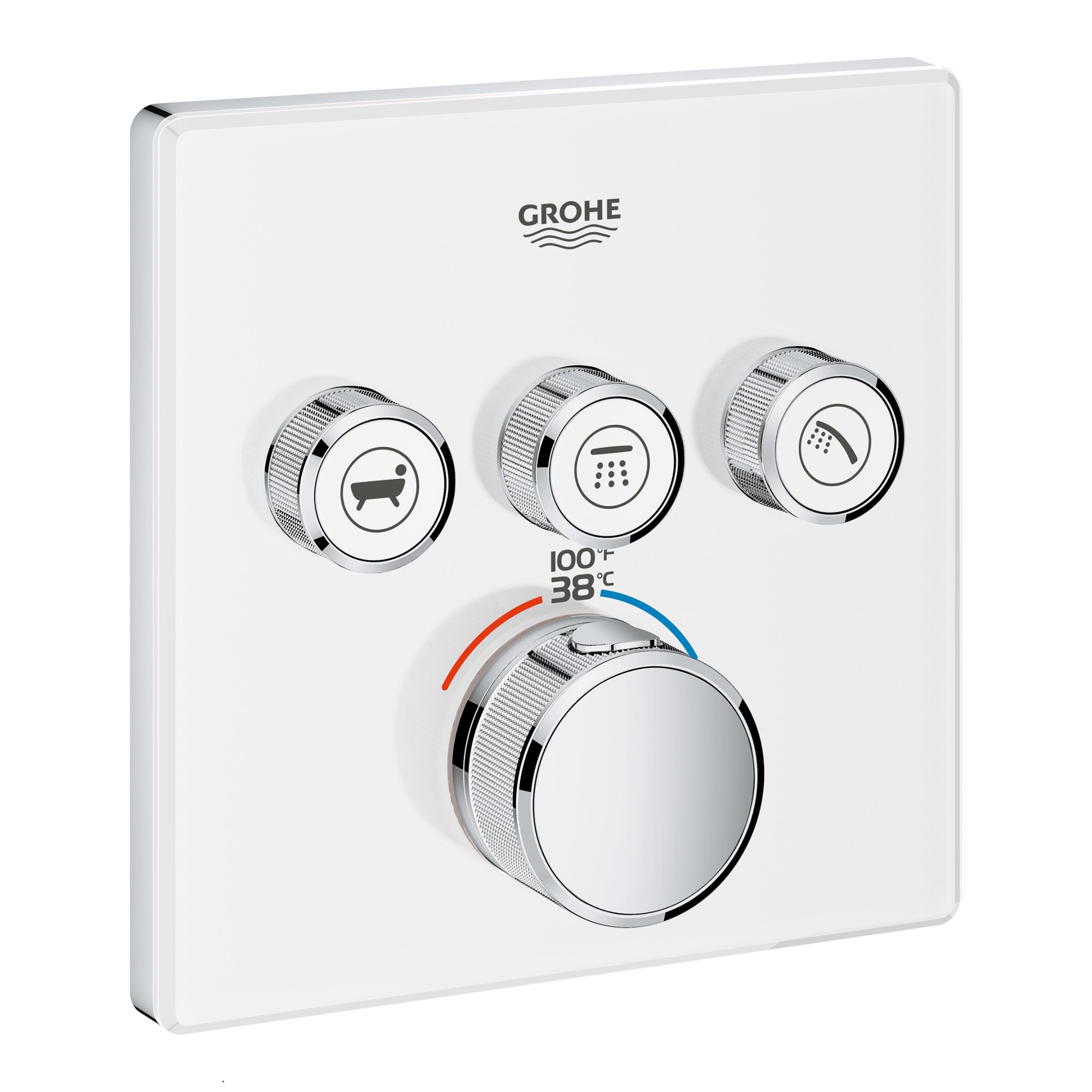 Grohe 29 165 Grohtherm Triple関数温度調節バルブトリムのみwith Smartco、 29165LS0 1