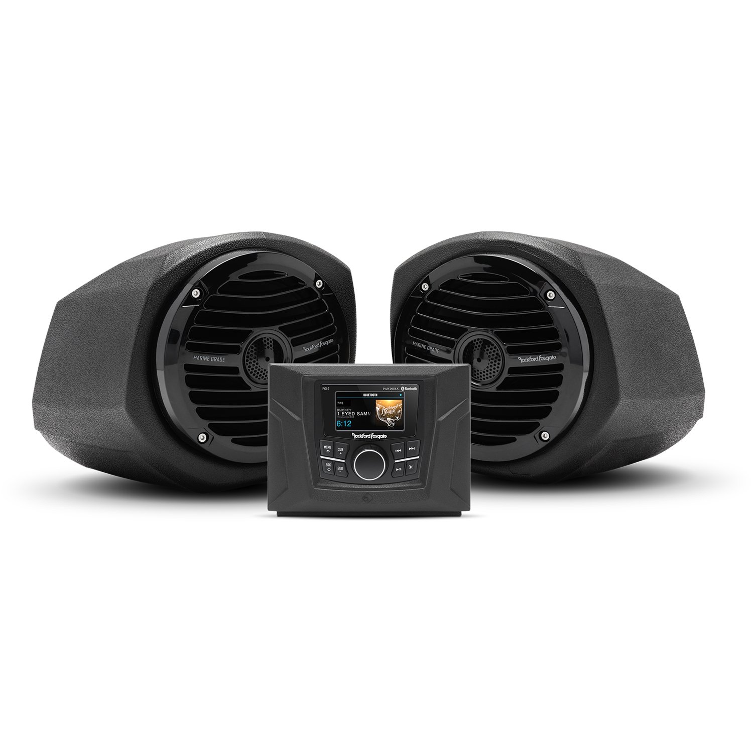 Rockford Fosgate gnrl-stage2ステレオとフロントLowerスピーカーキットfor選択ポラリス一般