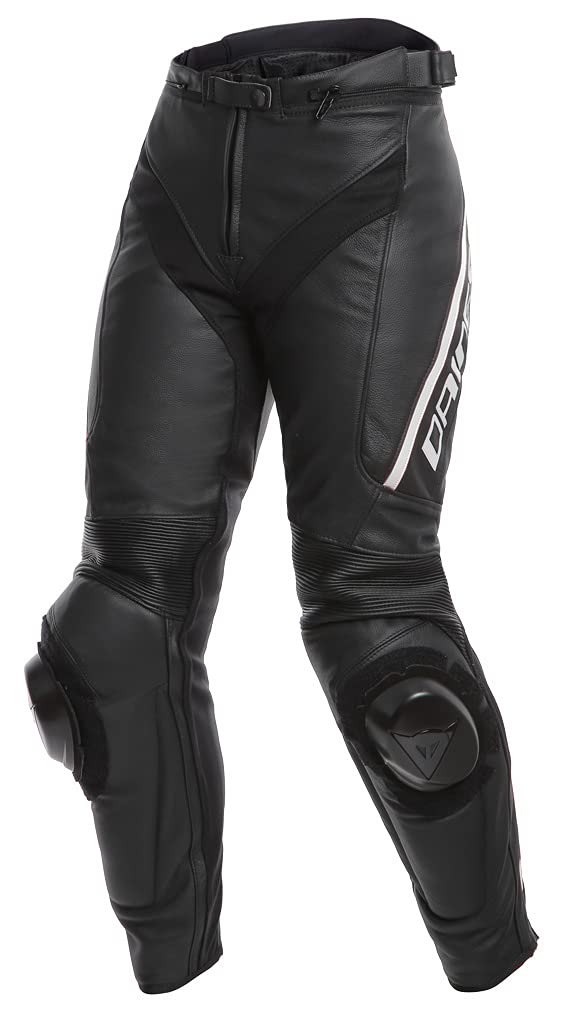Dainese(ダイネーゼ) DELTA 3 LADY LEATHER PANTS 948-BLACK/BLACK/WHITE 38