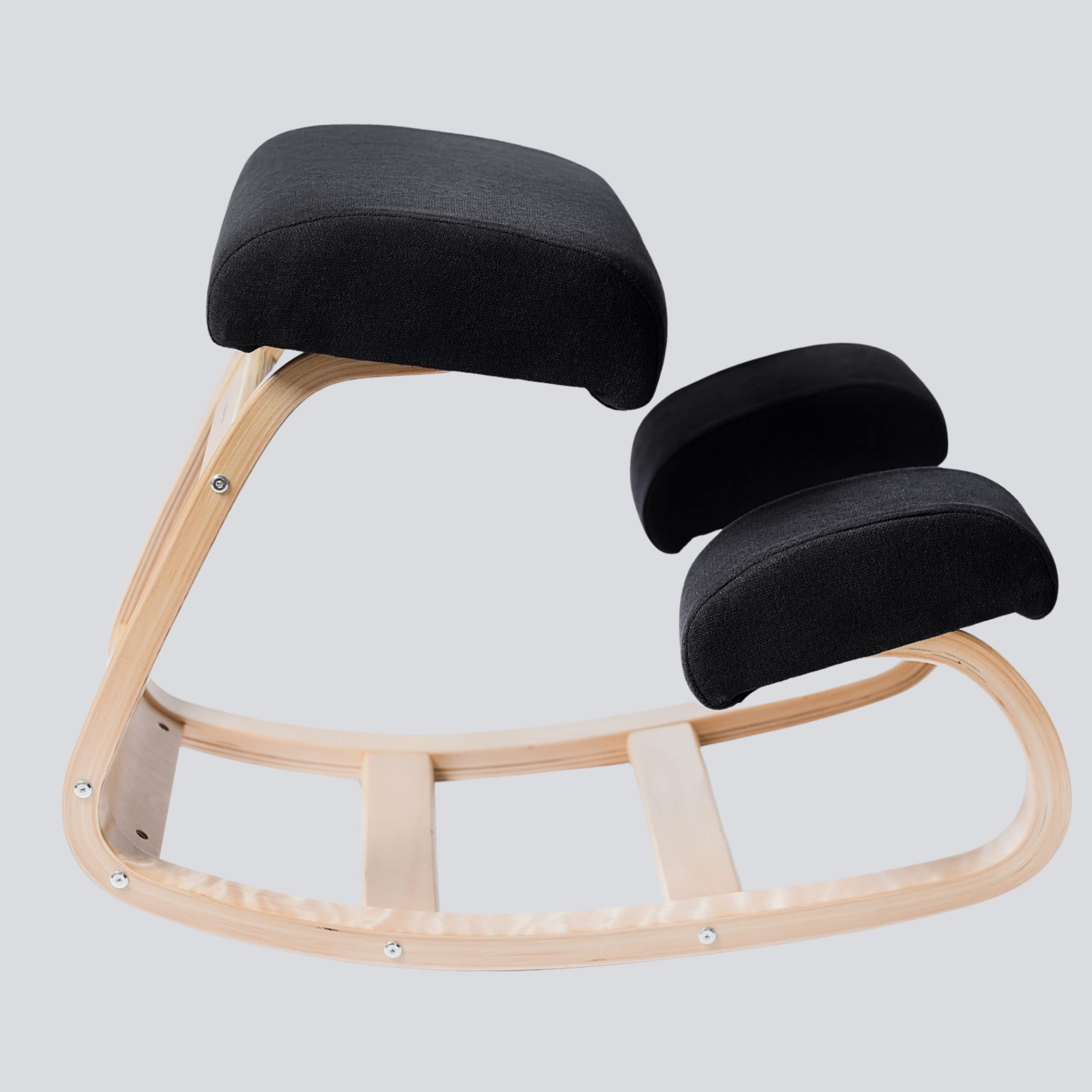 sleekform人間工学Kneeling椅子 ? Better姿勢Kneeling Stool ? greatホームオフィスやデスク椅子 ? 大きいシート、膝クッション ? 頑丈、快適な着心地 ? Orthopedic Stool