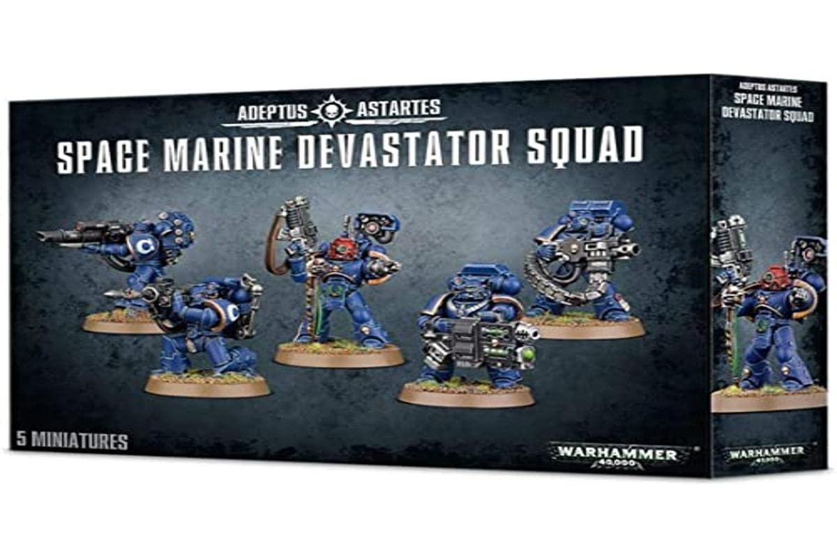 WARHAMMER SPACE MARINE DEVASTATOR SQUAD