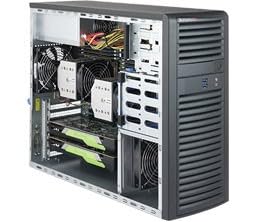 Supermicro System SYS-7039A-I MIDTOWER XEON LGA3647C621 MAX.2TB 4X3.5インチ 2X5.2