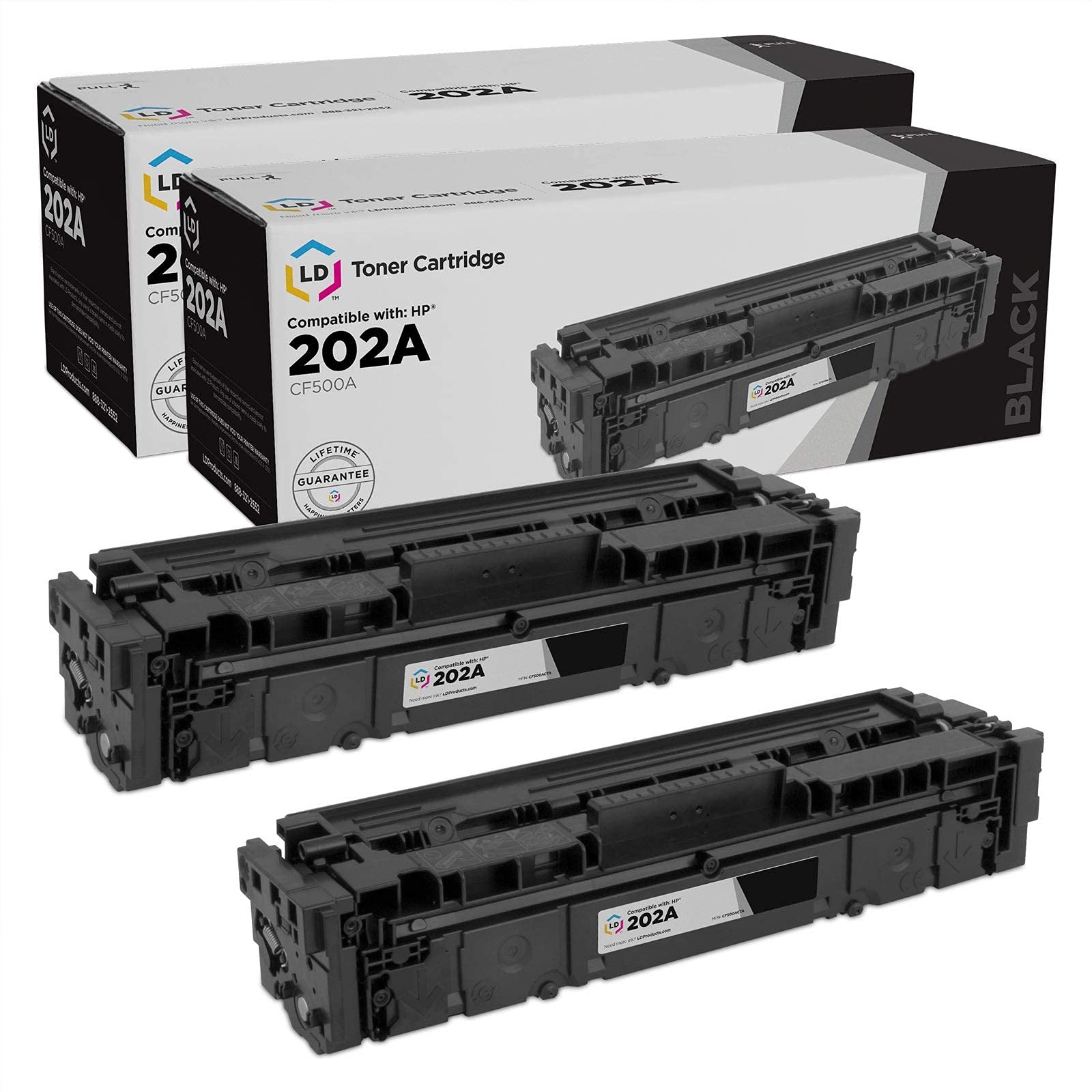 LD互換交換用HP 202 A / cf500 aパックの2