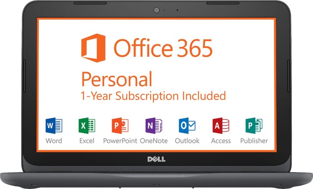 Dell I3180-A361GRY-PUS Inspiron 11.6インチノートパソコン、AMD A6、4GB メモリ、32GB eMMCフラッシ..