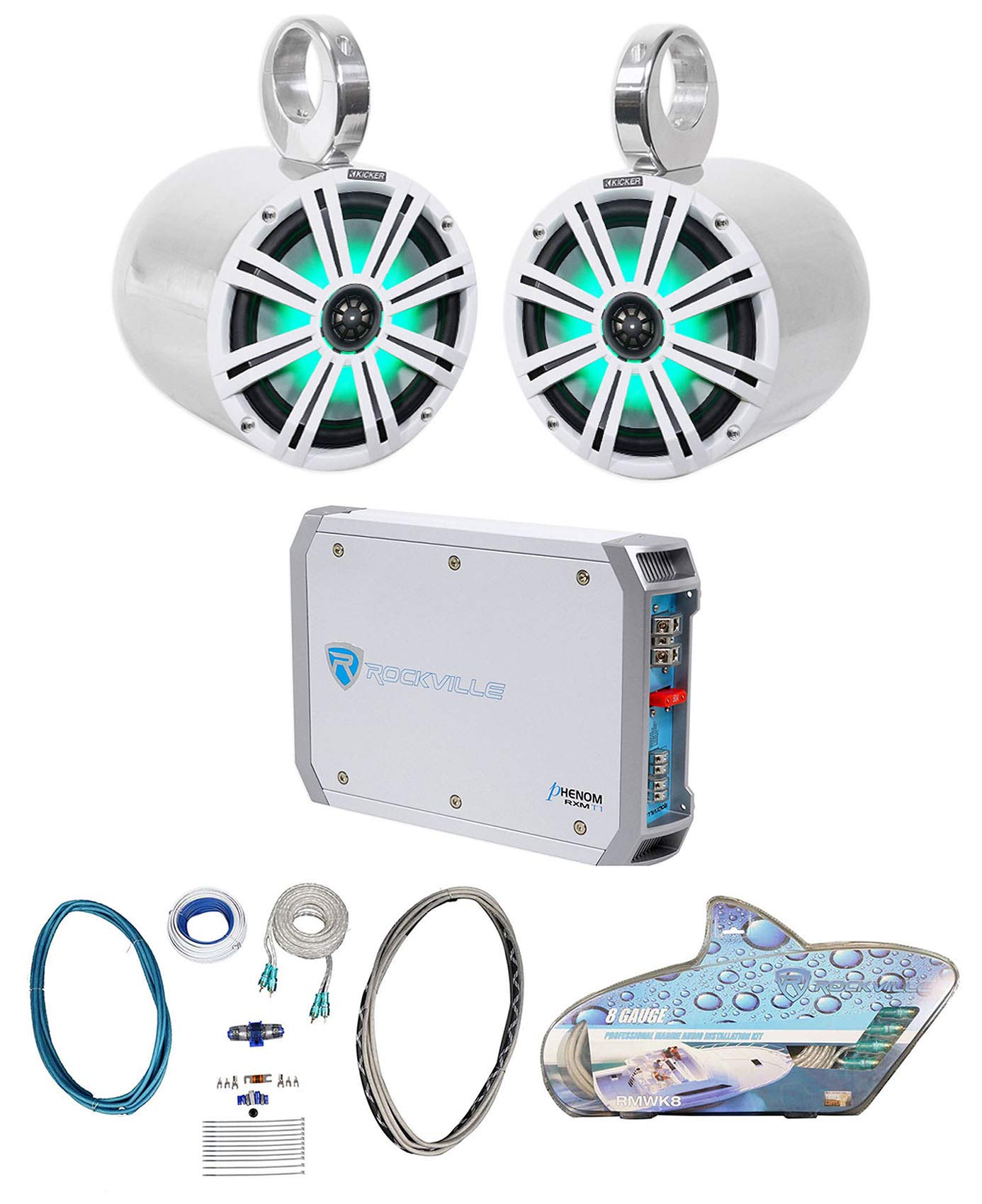 KICKER 45KM84L 8インチ 600W マリンボー�