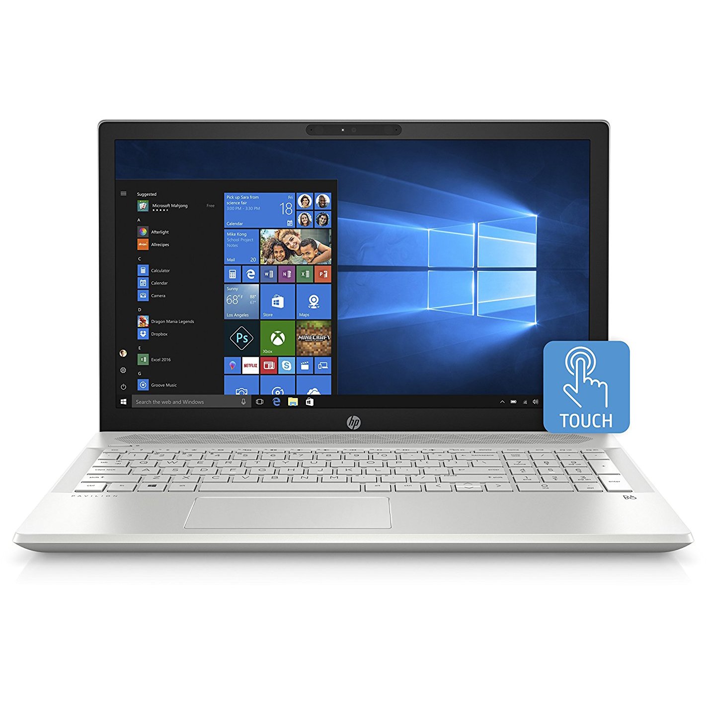 HP Pavilion 15-inch Laptop Intel Core i5-8250U Processor 8 GB RAM 1 TB Hard Drive Windows 10 Hom..