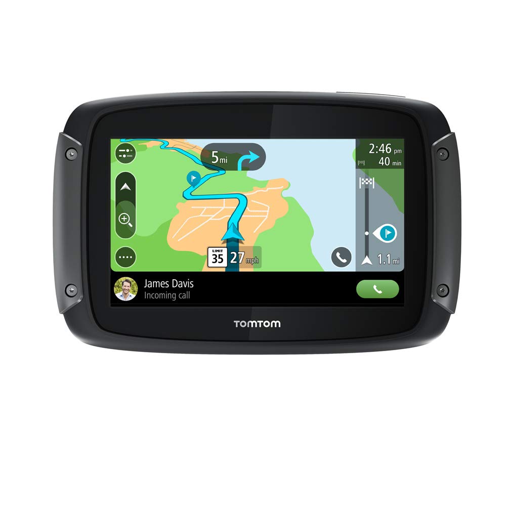 TomTom Rider 550 バイク用 GPSナビゲーションデバイス 4.3インチ 世界地図付き バイク専用曲がりくね..
