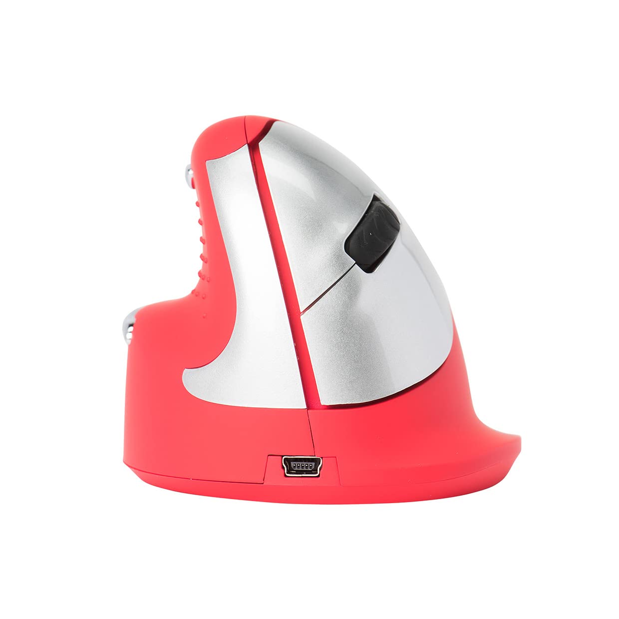 R-Go Tools R-Go HE Sport Ergonomic Mouse Medium (165-195mm) Left Handed Bluetooth Red