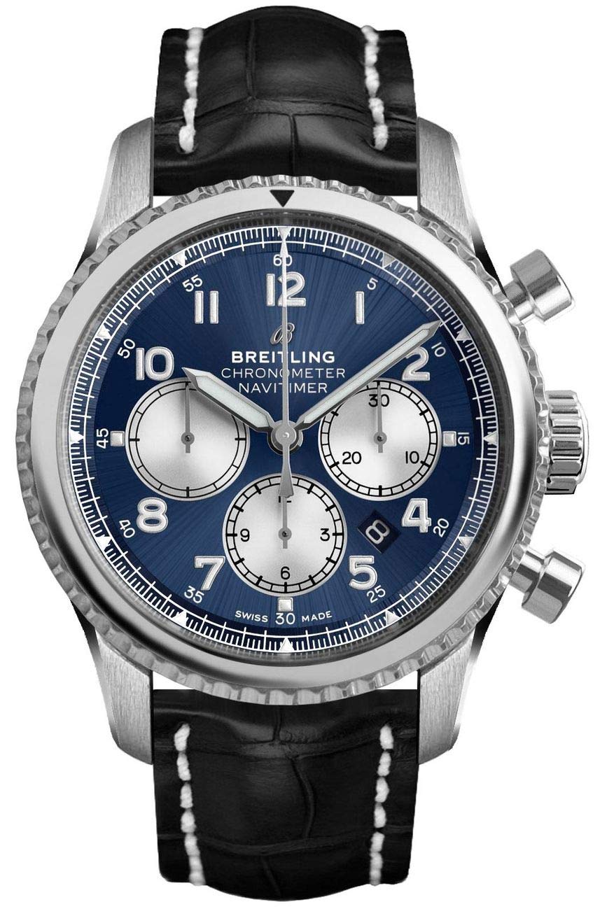 ブルーBreitling Navitimer 8クロノグラフb01 Chronometer 43 ab0117131 C1p1