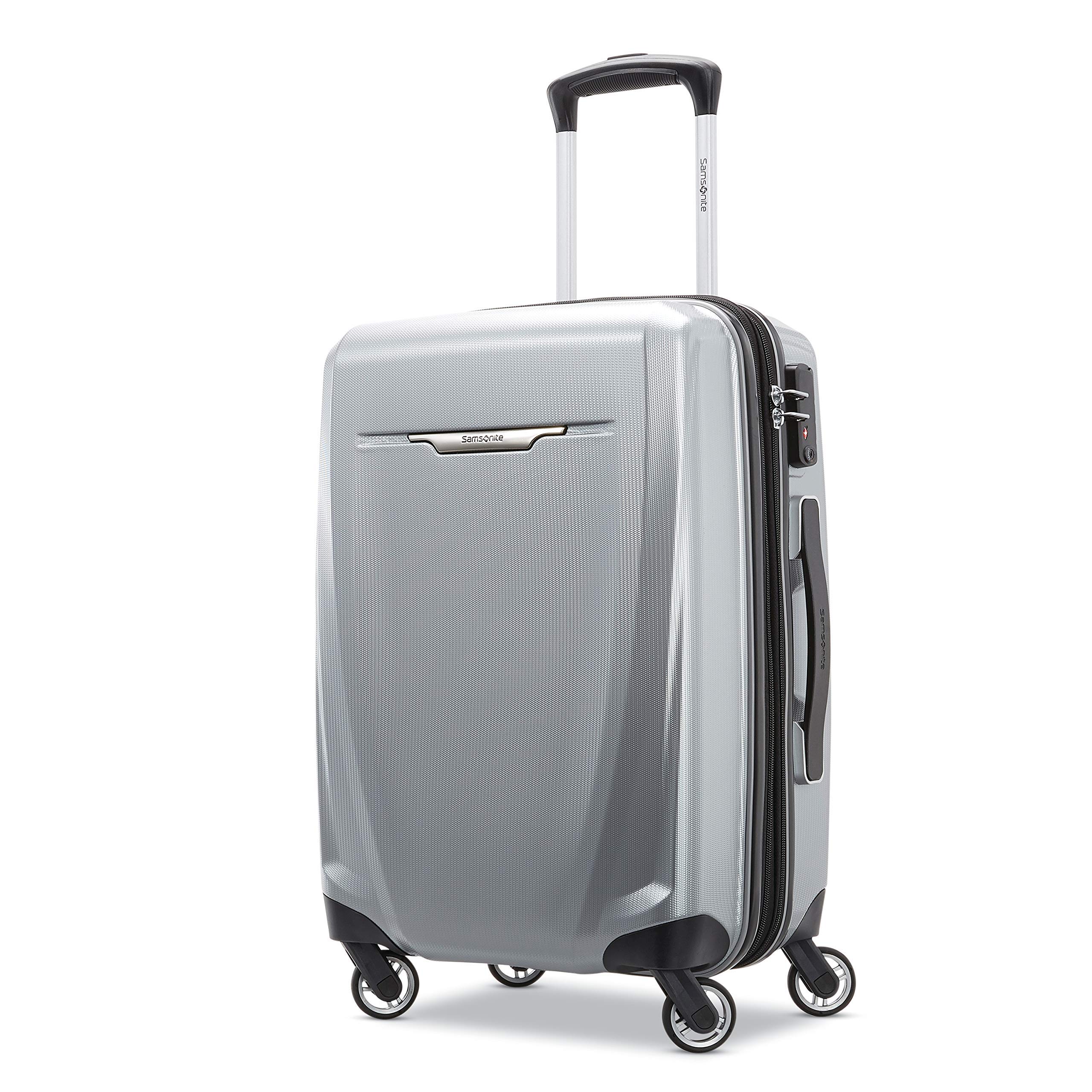 Samsonite Winfield 3 DLX ハードサイド 拡張可能 荷物 シルバー Carry-On 20-Inch Winfield 3 Dlx ハ..