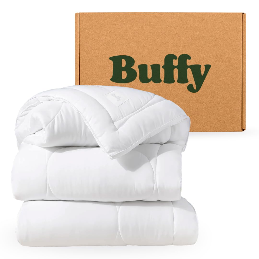 BUFFY 掛け布団 Cloud - ユーカリ由来の生地 - 低アレルギー性寝具 代替ダウンの掛け布団 King/CalKing BDCL-KG-01