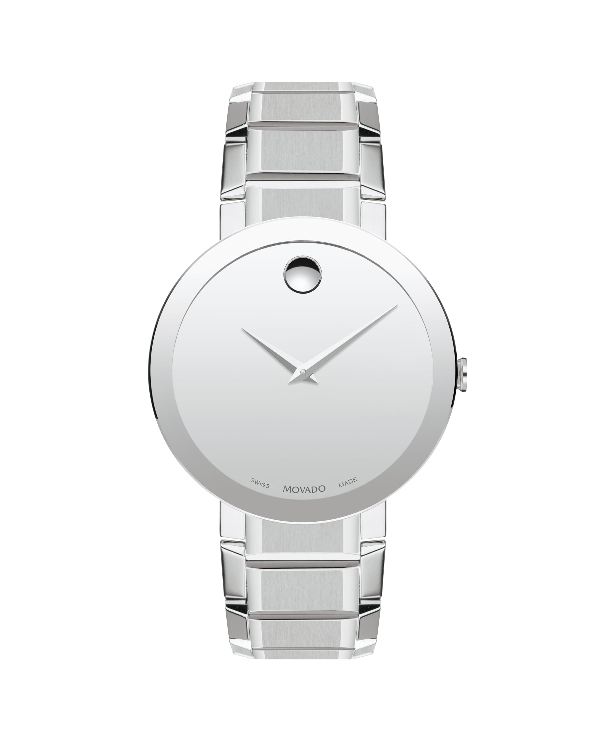 Movado ��� �����ɥå� �ߥ塼������ ��������դ����ե����� ���ƥ�쥹 �������� �����å� (��ǥ� 607178) 39 mm �� ʿ��