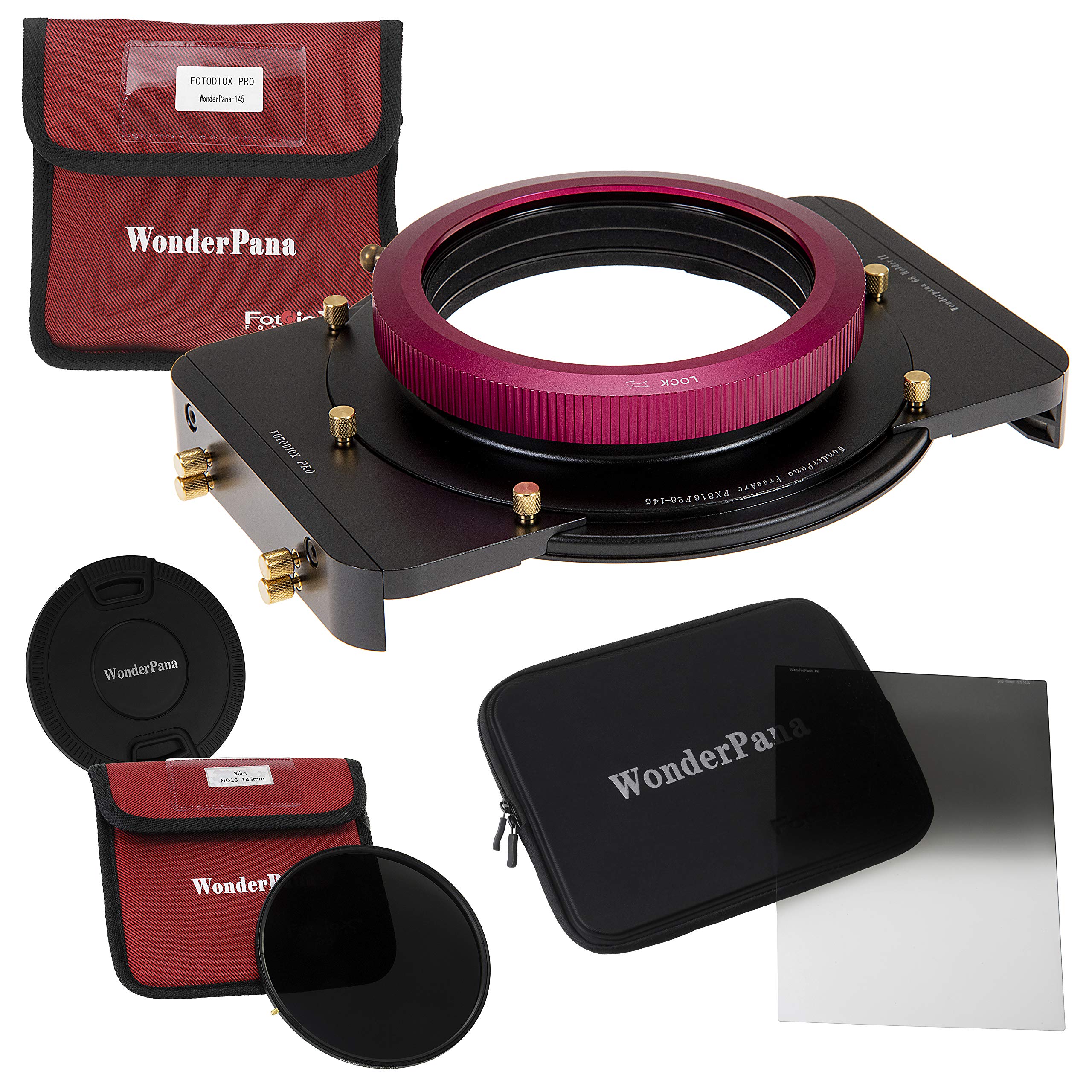 WonderPana FreeArc Essential ND 0.9HE キット - コアフィルターホルダー レンズキャップ 66ブラケッ..