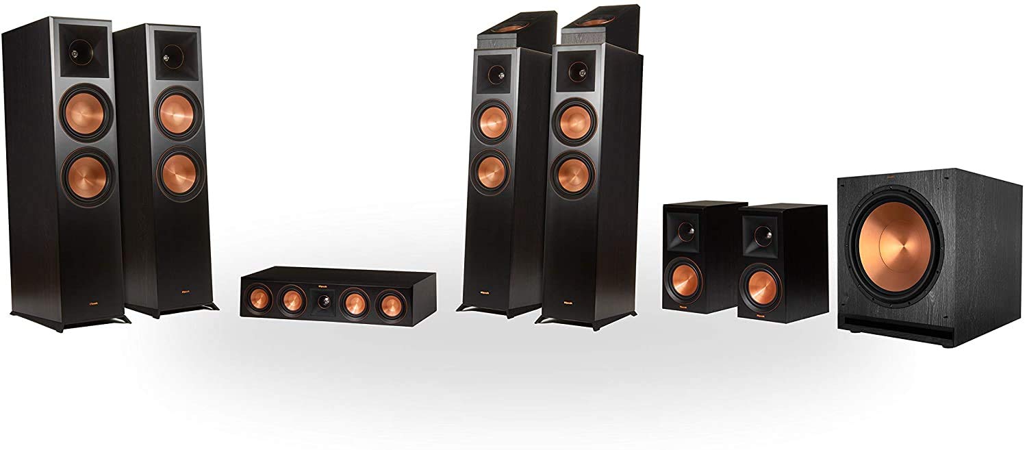 Klipsch RP-8060FA 7.1.4 Dolby Atmos Home Theater System - Ebony