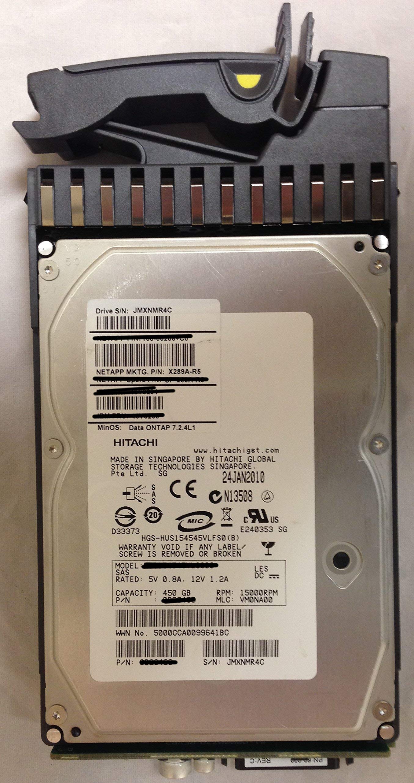NetApp X289A-R5 DDR4-15k SAS 内蔵ハードドライブ（認定リファービッシュ品）