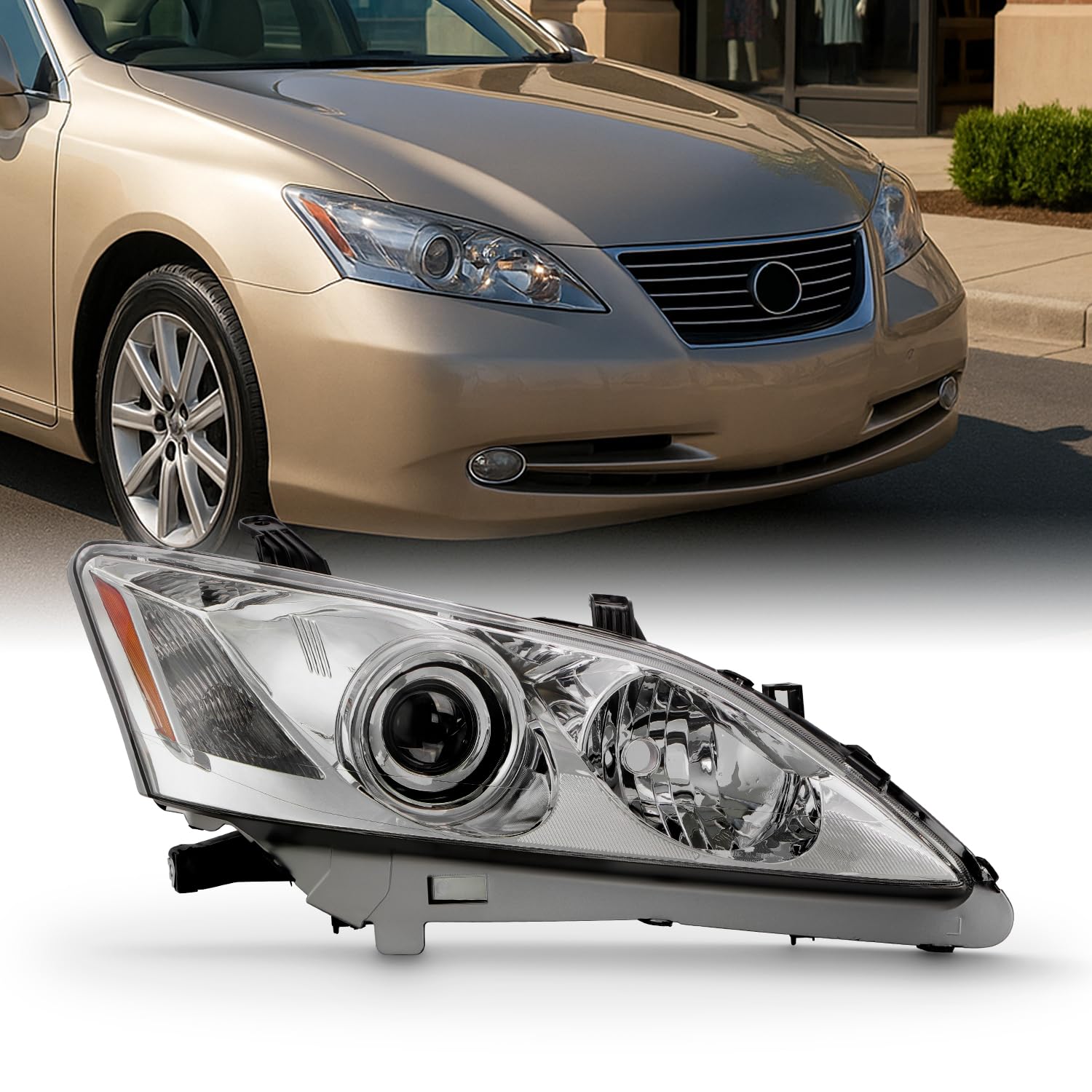 2007 2008 2009 Lexus ES350 オリジナルメーカースタイルAFS プロジェクターヘッドライト助手席右側に..