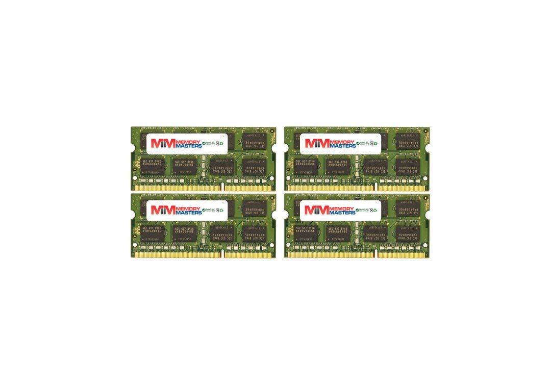 MemoryMasters 64GB (4x16GB) DDR3-1600MHz PC3-12800 2Rx8 SODIMM ノートパソコンメモリ