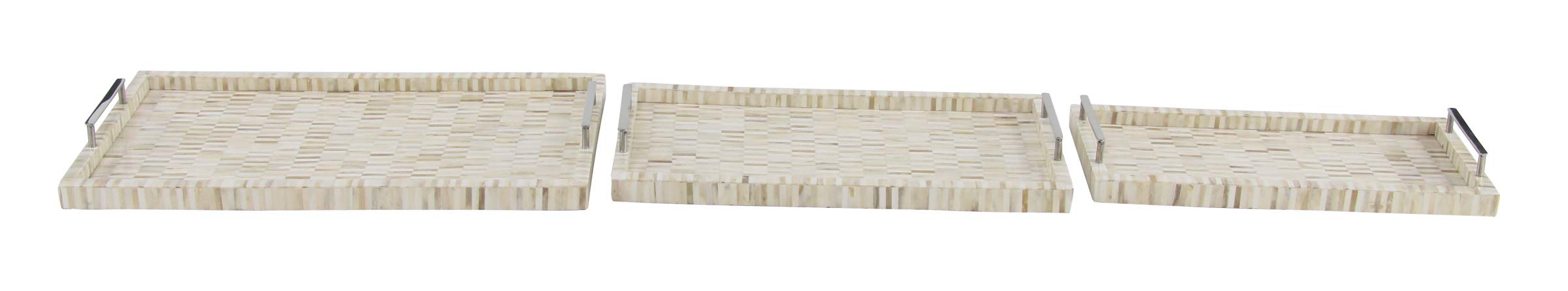 Deco 79 キッチン収納 整理用品 小物 ブラウン クリーム シルバー