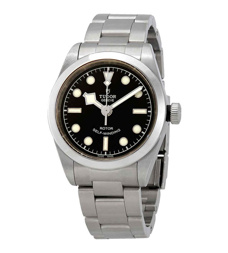 樂天商城 - Tudor ブラックベイ 自動巻き 32mm ブラックダイヤル レディース腕時計 M79580-0001 ブラック モダン