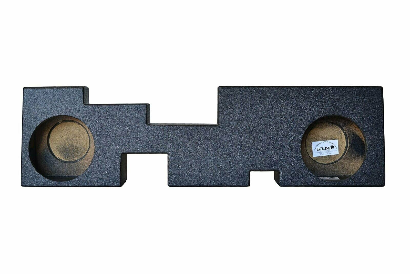 SoundBox FP-LCE-F018/10F Ford F250/F350 SuperDuty (CrewCab) 2017-2019 デュアル10インチ Upfireサブウーファーエンクロージャー ベッドライナー仕上げ