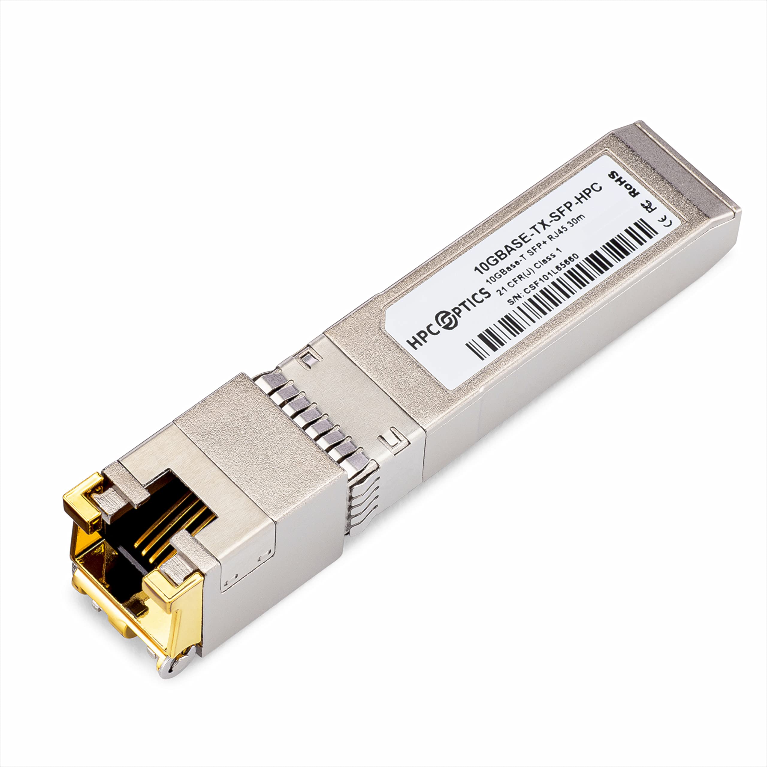 Mellanox Compatible MFM1T02A-TX 10GBASE-T Copper SFP+ Transceiver | 10G-TX RJ-45 30m MFM1T02A-TX-HPC