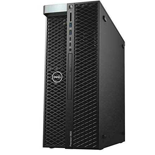 Dell Precision T5820 Workstation Intel Xeon W-2133 6-Core 3.60GHz Processor 64GB DDR4-2666MT/s RDIMM Memory 1TB NVMe PCIe SSD 2TB 7200RPM HDD NVIDIA Quadro K1200 4GB GDDR5 Windows 10 Pro