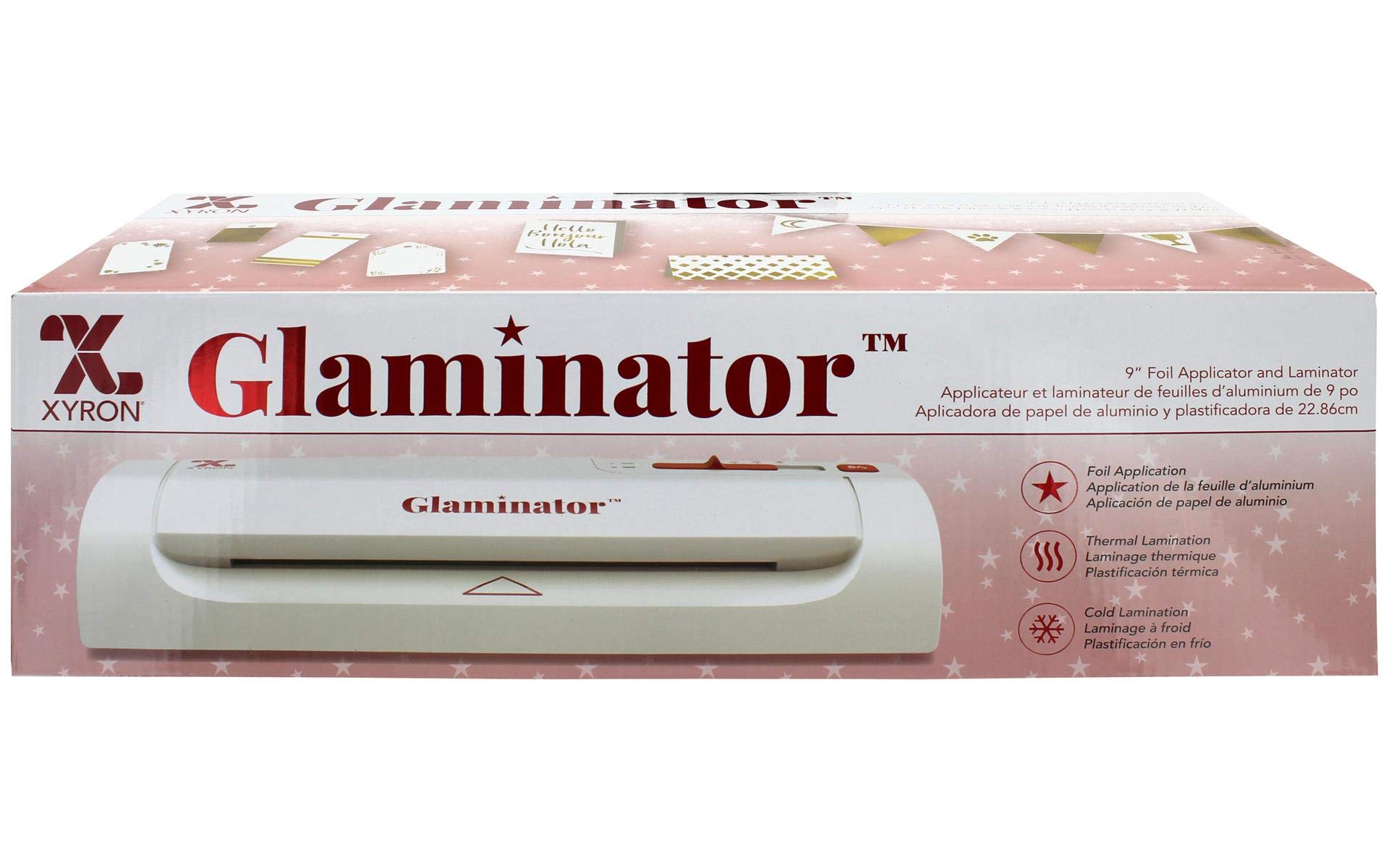 Xyron Glaminator Foil Laminator 9 Lamination Machine Includes Gold Foil (628120)