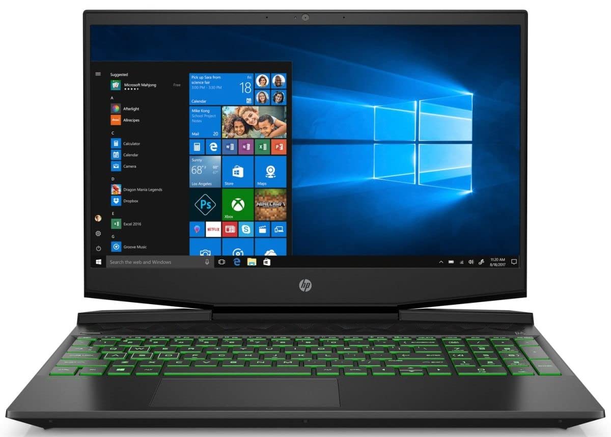 HP Pavilion 15-Inch Gaming Laptop Intel Core i5-9300H 8GB RAM 256GB Solid State Drive Windows 10 (15-dk0010nr Black)