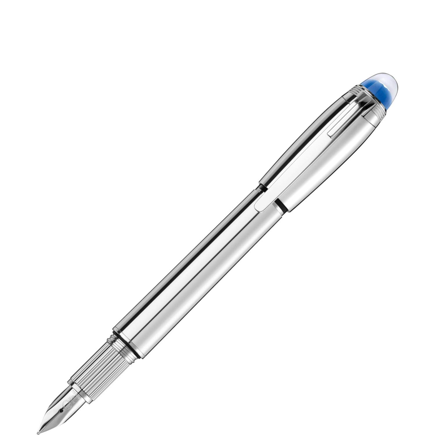 Montblanc stilografica StarWalker acciaio punta F 118874 - Default Title