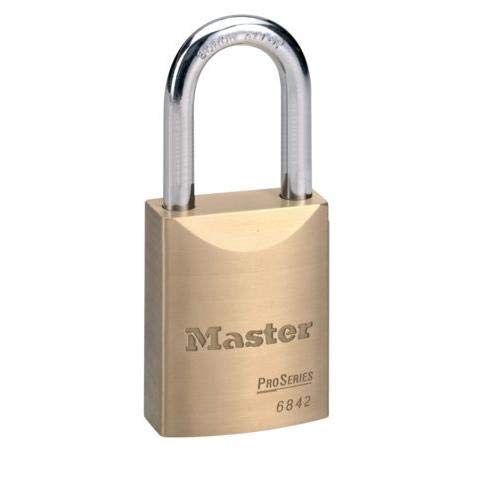 Master Lock 6842D045KZ 6842シリーズ 南京錠 高さ1-3/16インチ 鍵付き 12個パック
