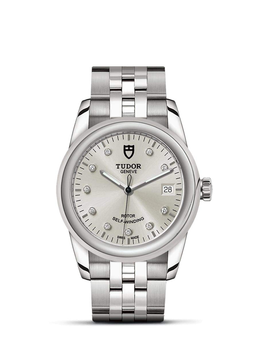 Tudor Glamour Date ��������� ���/��ǥ����� ��� ������ 36mm