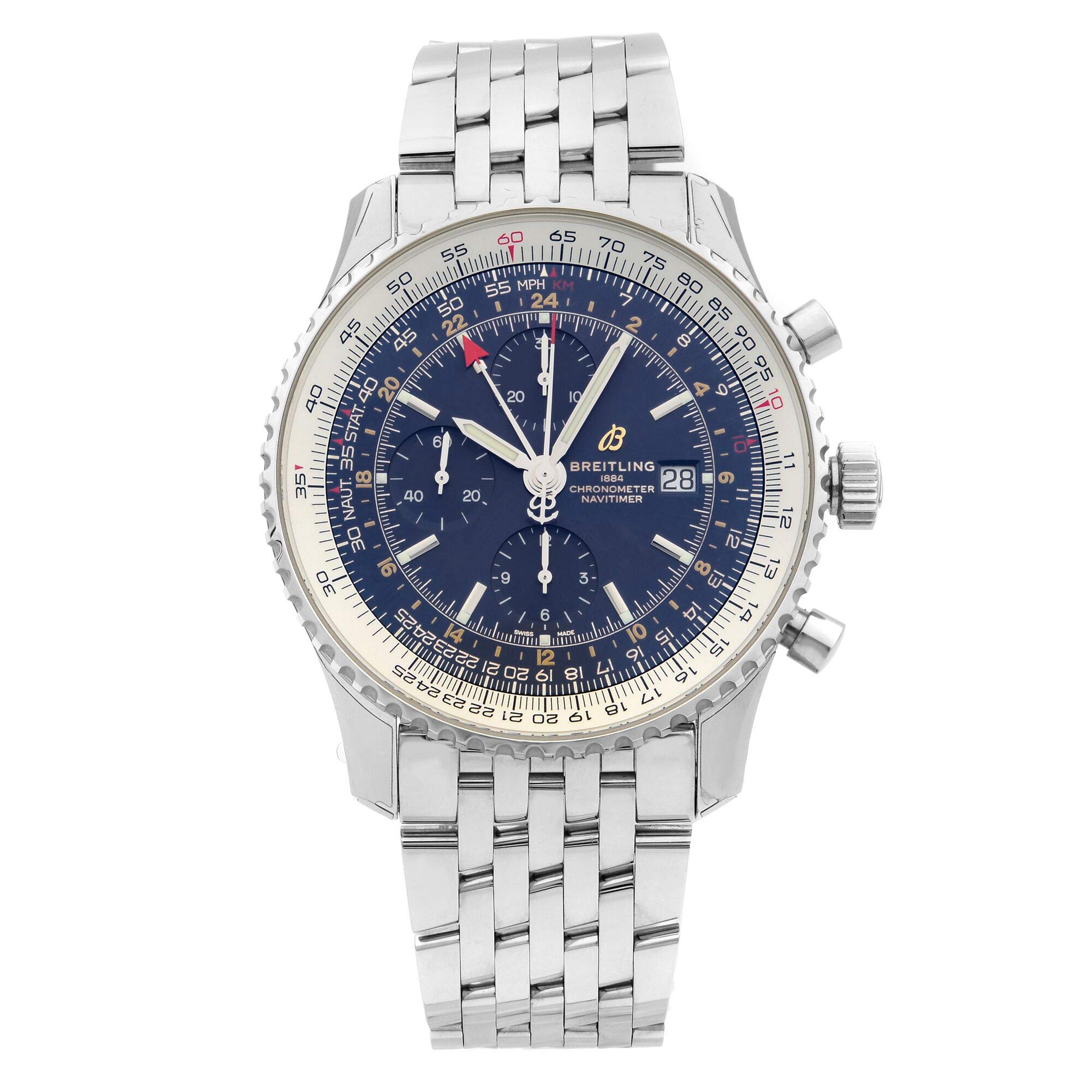Breitling Navitimer 1 �֥롼������� ��󥺥����å� A24322121C2A1